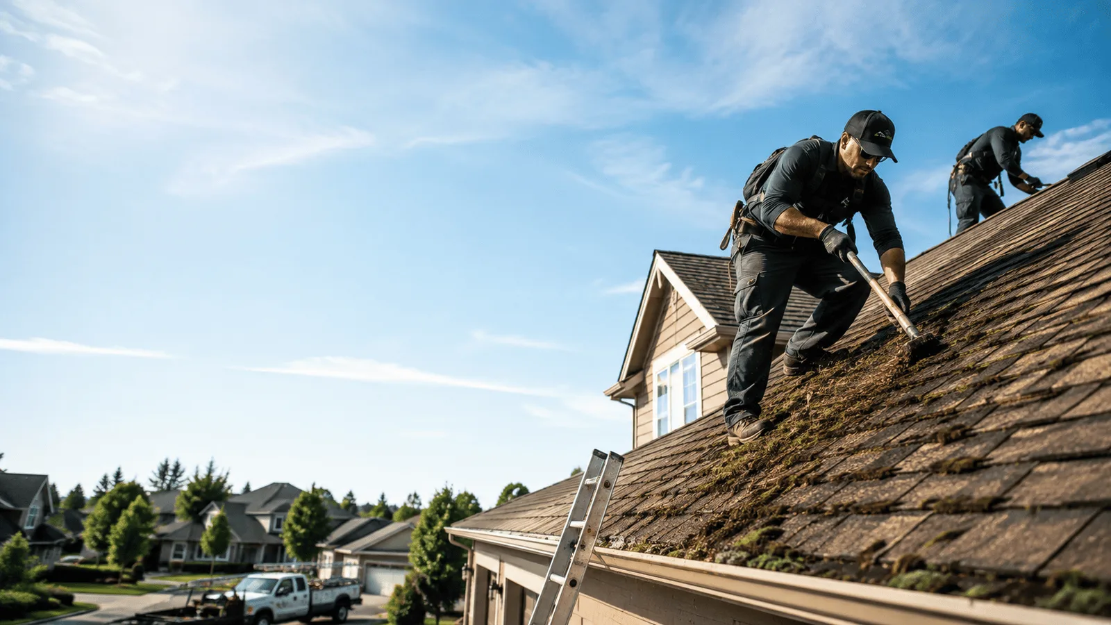 Roof Moss Removal in Jamestown, LA near me